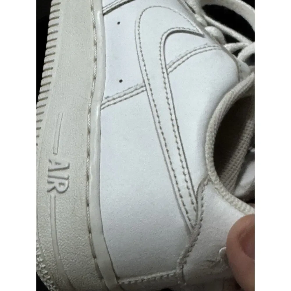 Nike Air Force 1 Low (GS) Youth's Sz 4Y Sneakers Triple‎ White